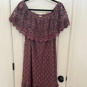 Mason and Belle Purple Dress